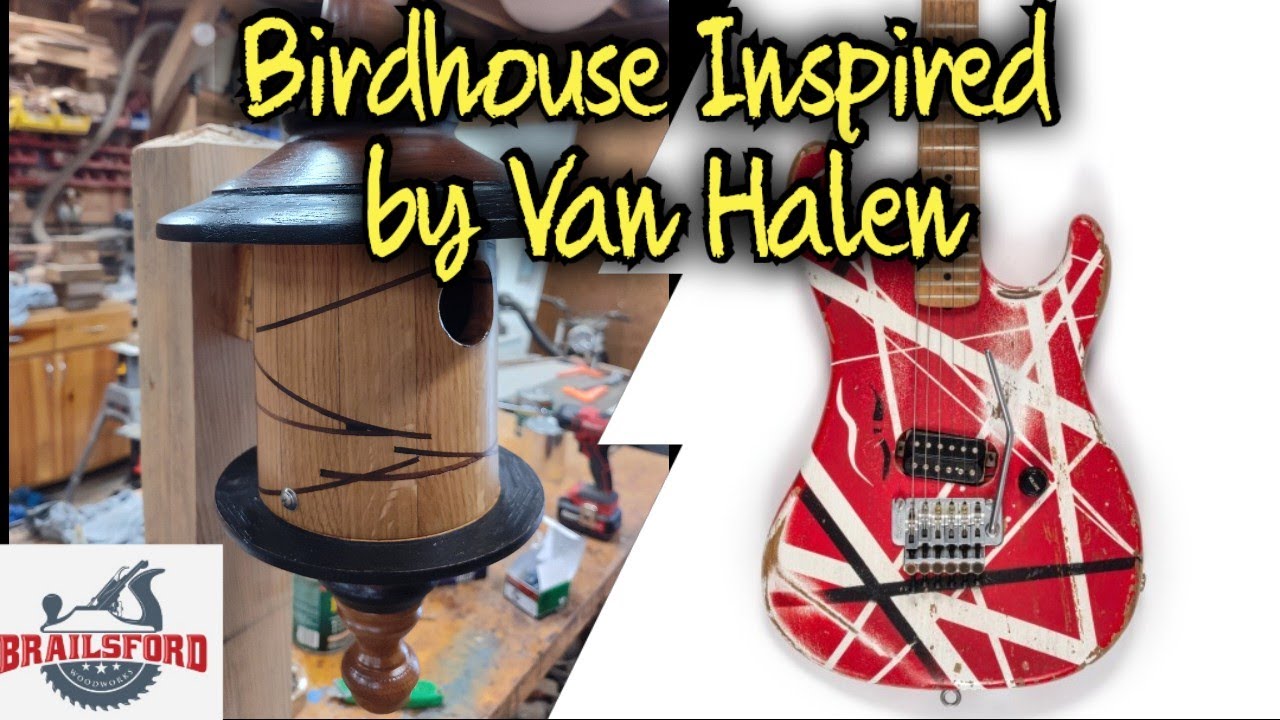 DIY Rock Legend Birdhouse - Van Halen Style