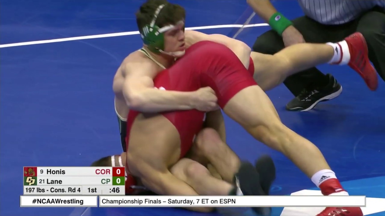 197lbs Ben Honis (Cornell) dec Thomas Lane (Cal Poly)