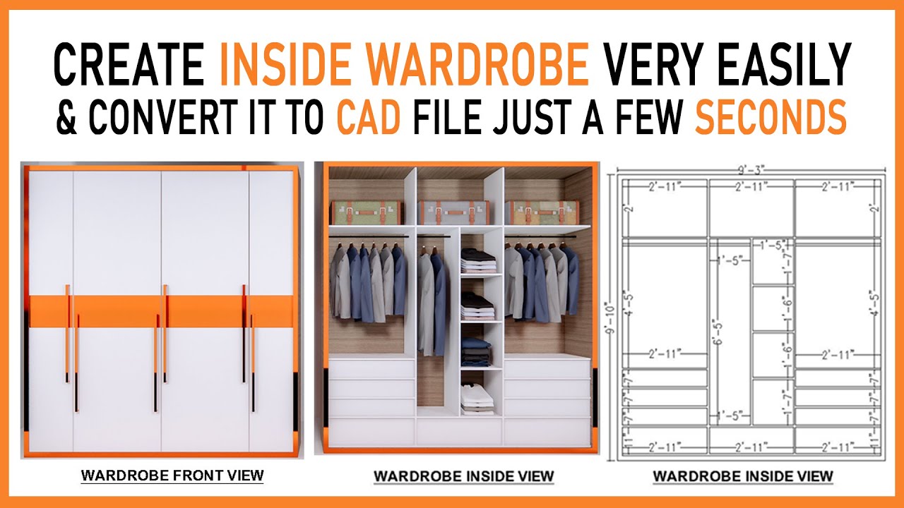 HOW TO MAKE INSIDE WARDROBE IN SKETCHUP | WARDROBE INSIDE DESIGN | SKETCHUP | TIMELAPSE | TUTORIAL
