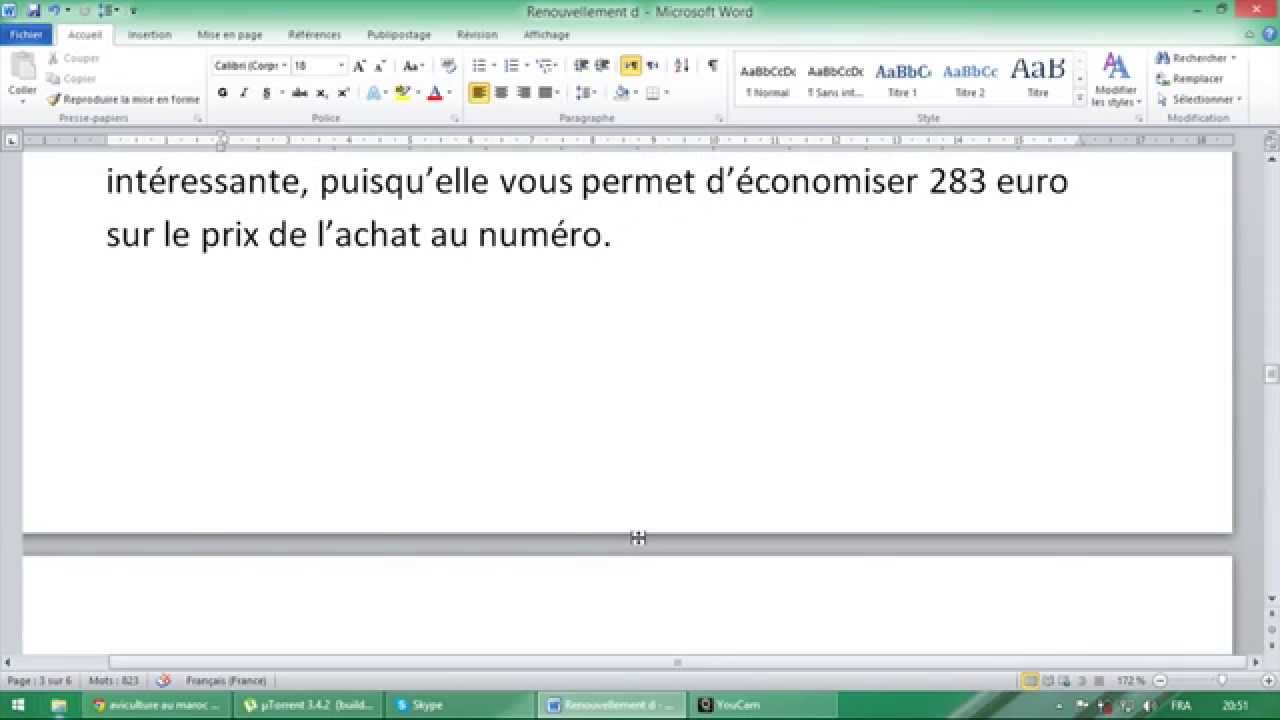script Renouvellement d’abonnement DARIJA