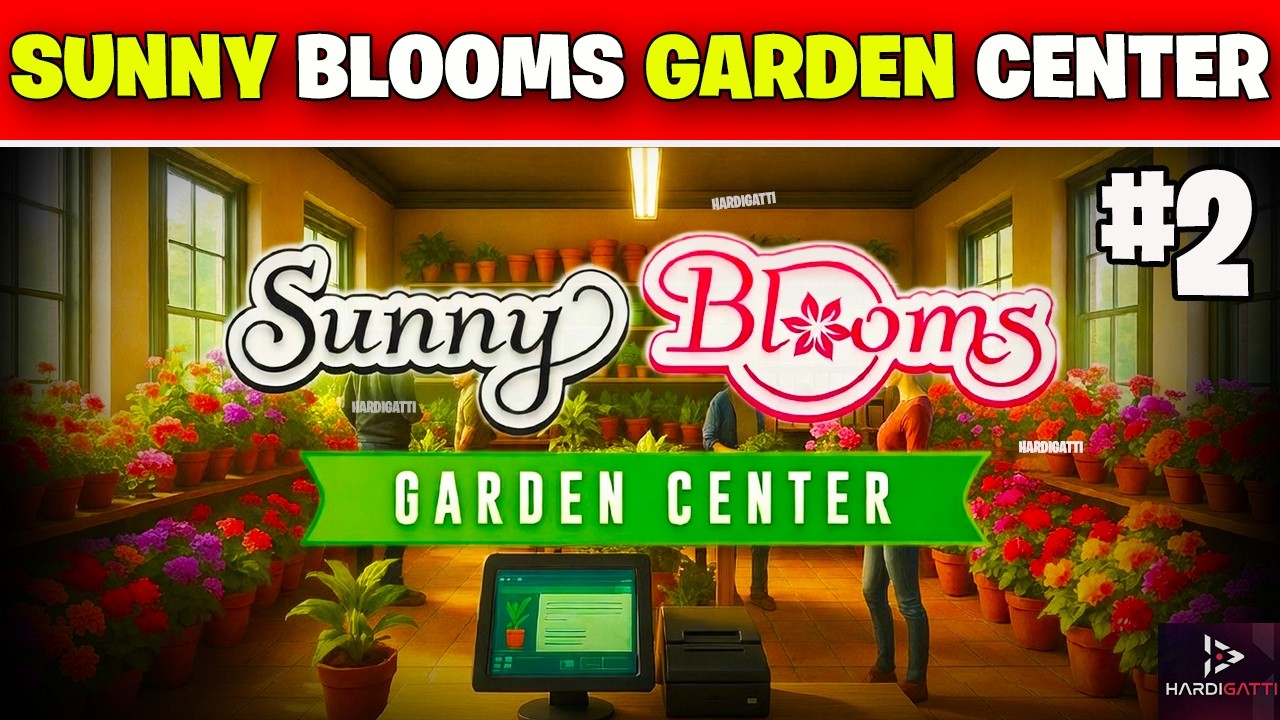 Sunny Blooms Garden Center Deutsch 🌿 Folge 2 | Erster Kassierer & Scann-Chaos!