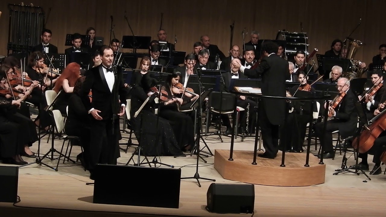 KONSERT AT THE HEYDAR ALIYEV CENTER . BAKU.ASKAR ABDRAZAKOV-BARITON.  JUN. 2018 .