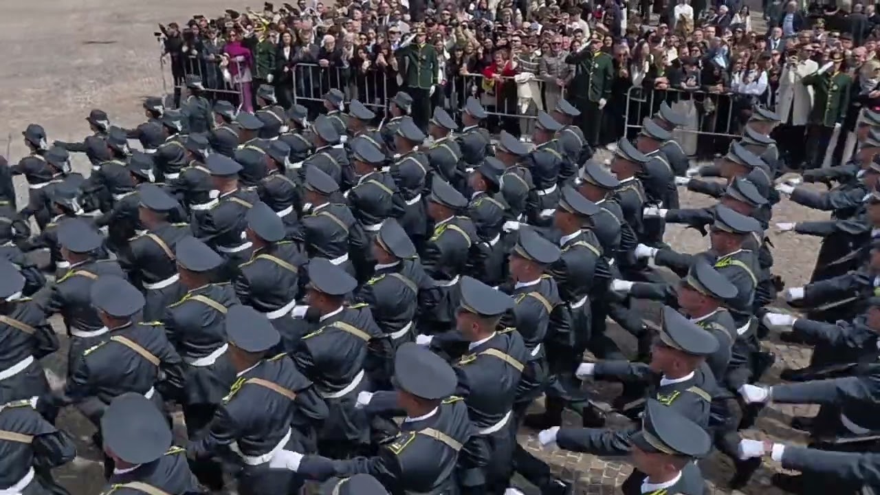 Giuramento alla Repubblica degli Allievi Marescialli del 96&deg; Corso - Sfilamento 4 compagnia