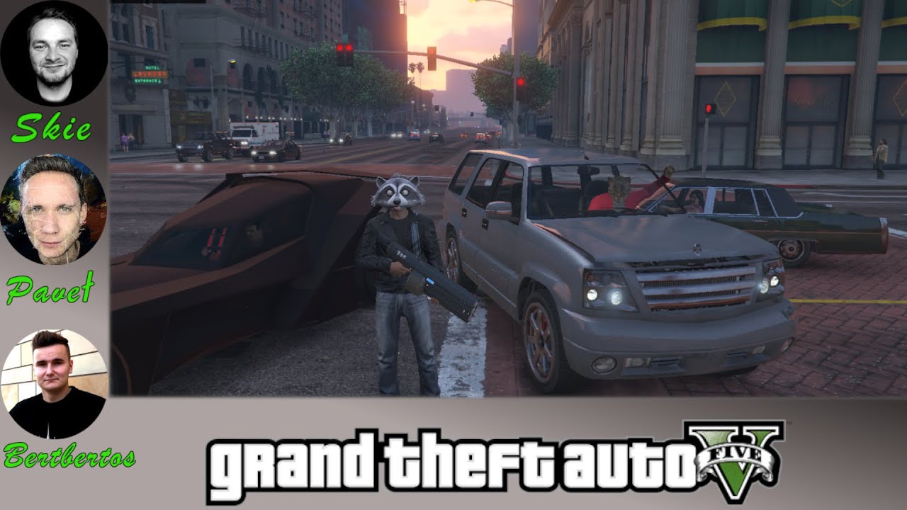 GTA 5 #124 - Weź mnie nie pchaj! :D z Paveł, Bertbert