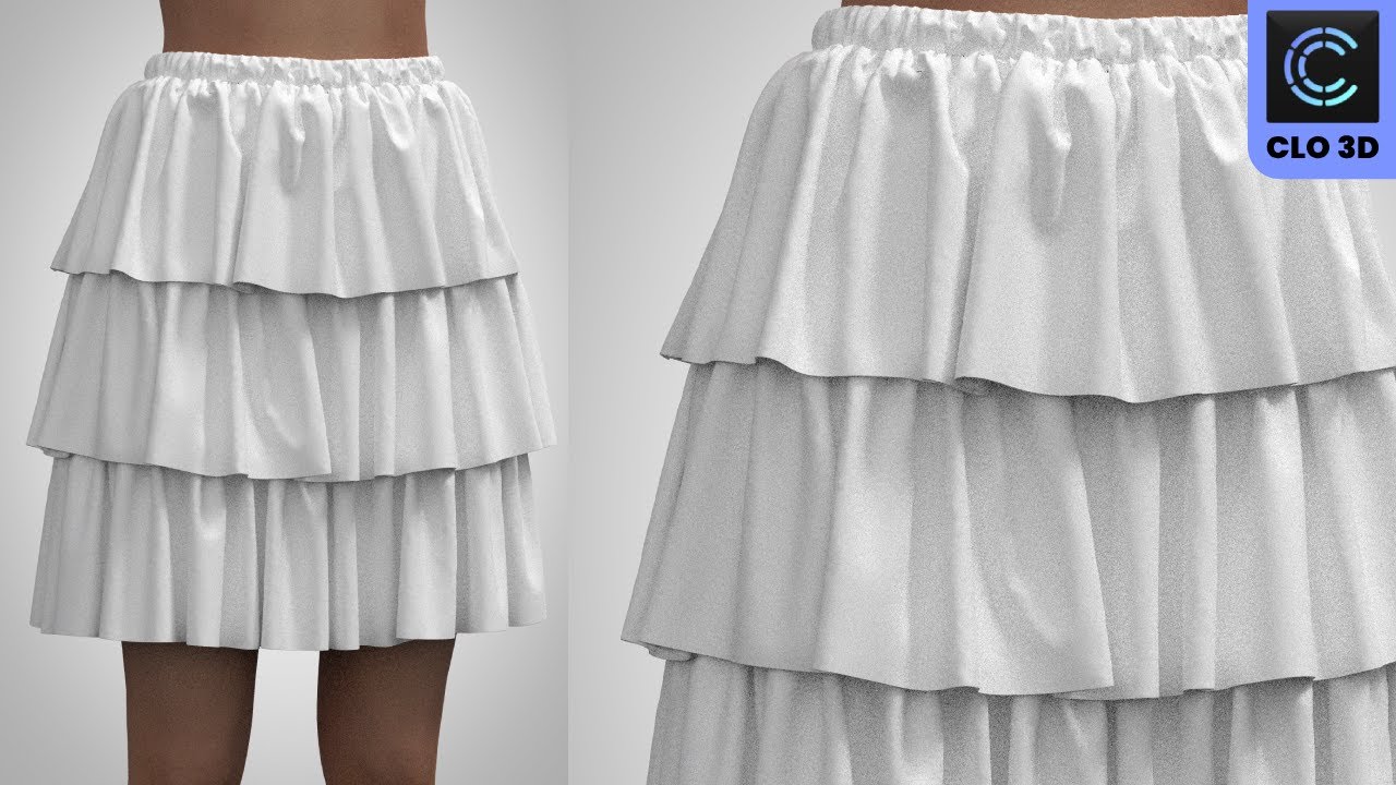 How to create a Gypsy Skirt in Clo3d/Marvelous Designer Episode 7