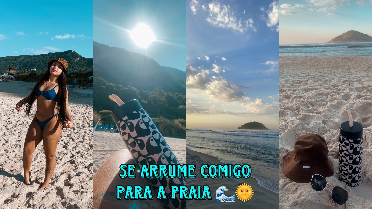 ARRUME-SE COMIGO PARA A PRAIA + VLOG🌊🌞✨ #arrumesecomigo #searrumecomigo