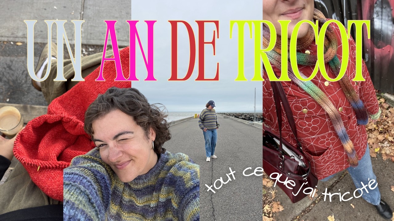 tout ce que j'ai tricoté en un an ꩜ ⋆｡°✩