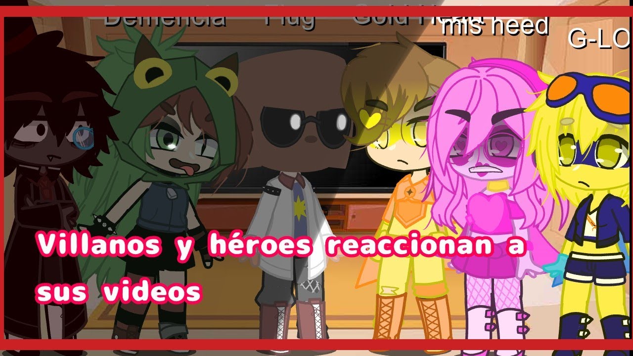 ✨Villanos y héroes reaccionan a sus videos parte 3✨//#villanous #gacha #villanos