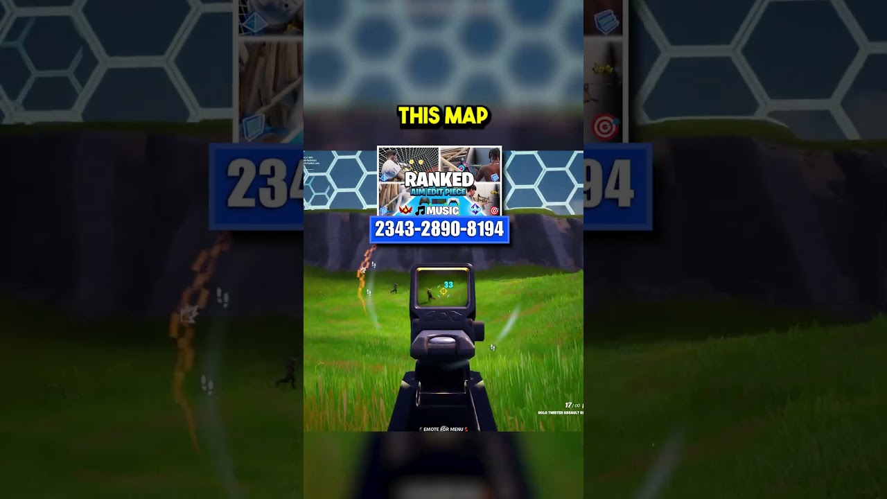 Best Zero Build Aim Map in Fortnite 🎯