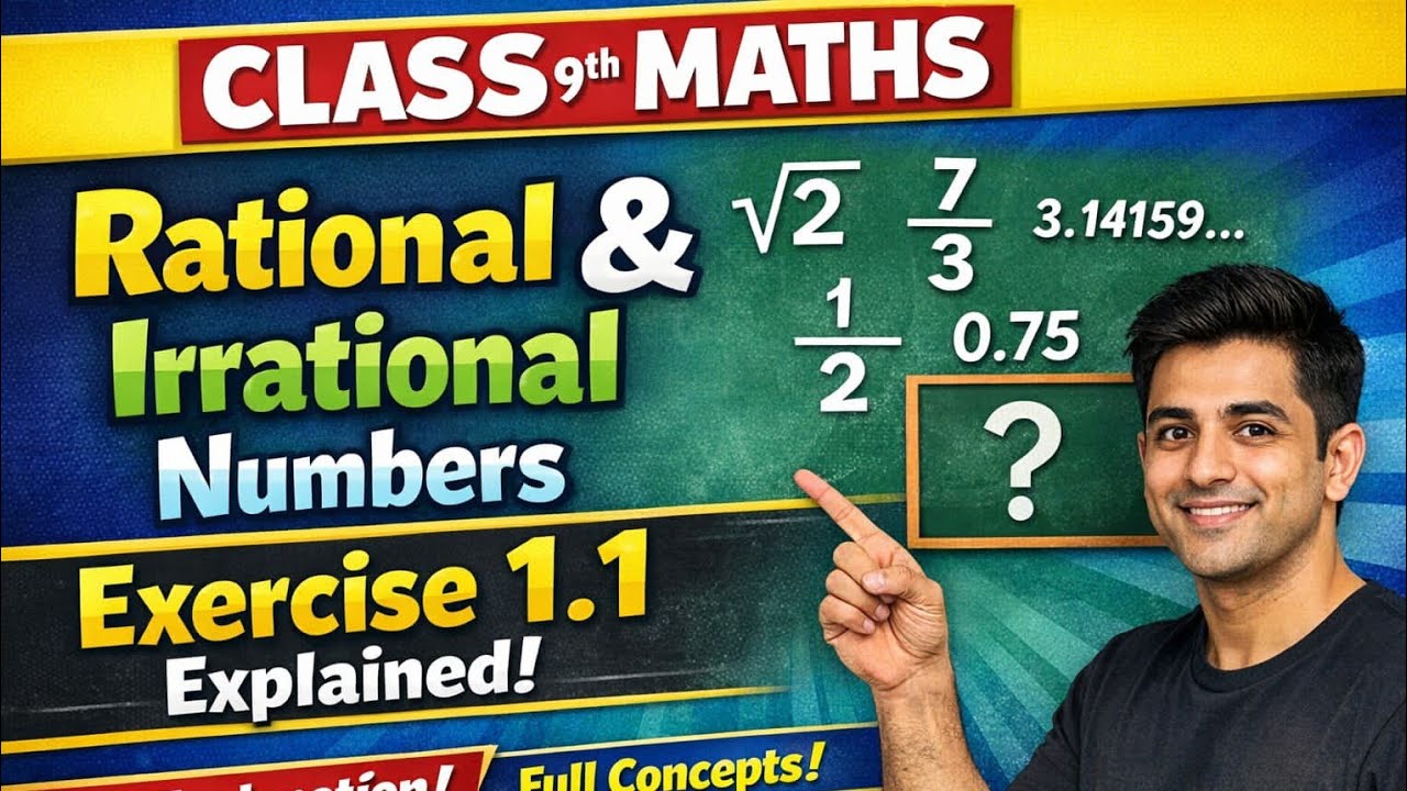 Class 9 Math exercise 1.1| Part 1 |Math | Class 9 | Rational and Irrational numbers