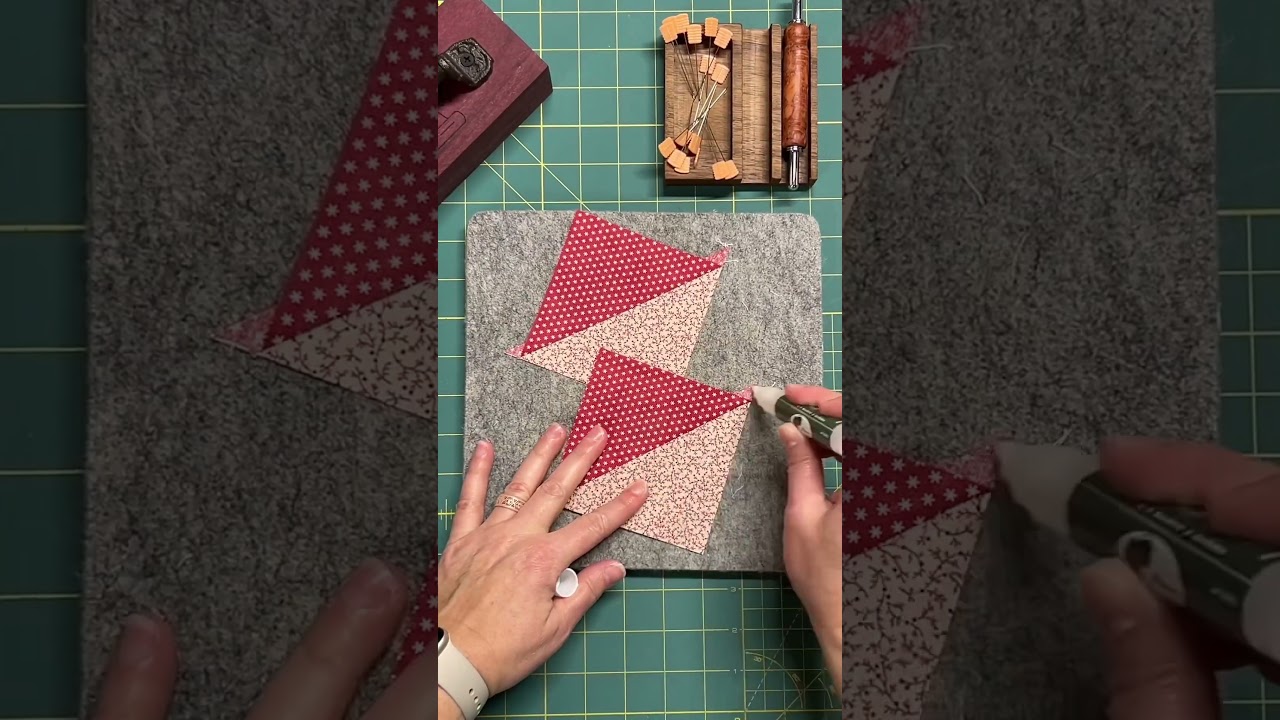 Let&rsquo;s sew 🪡 an Ohio Star Quilt block with a little variation! #quiltingpatterns #quiltblock
