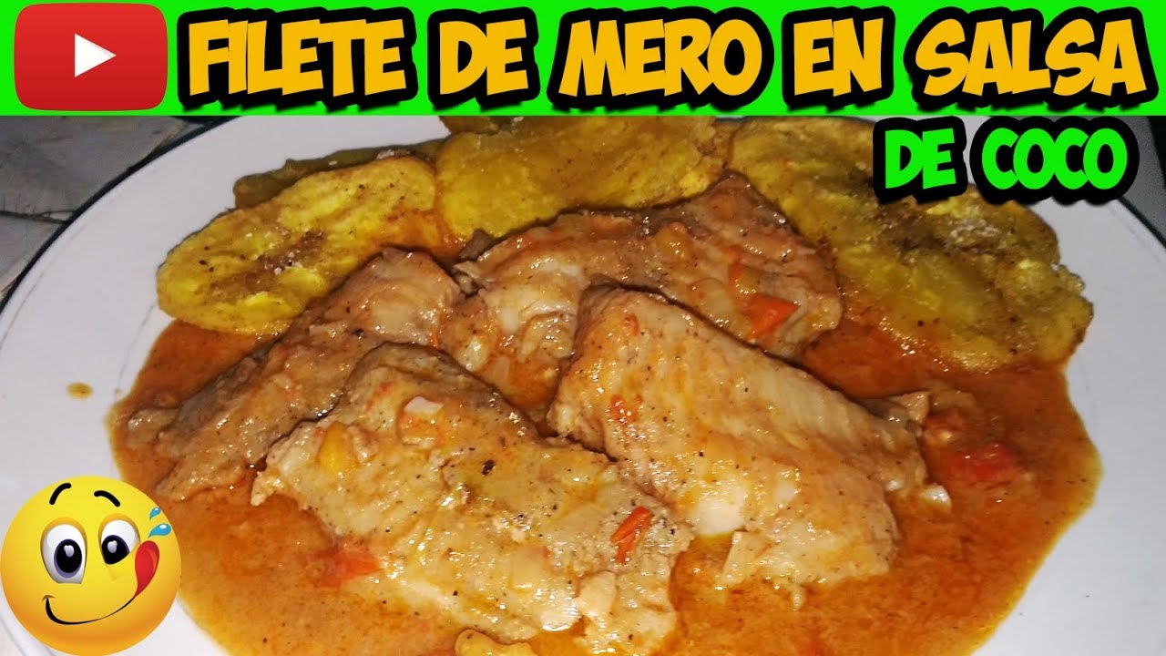 ▷ FILETE DE MERO en Salsa de Coco Paso a Paso | Filete de Merluza en Salsa