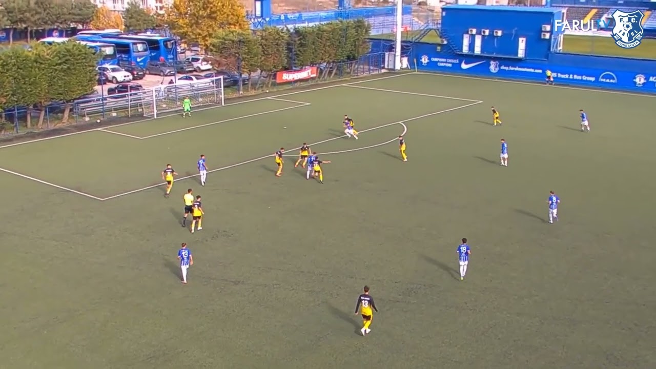 Rezumat, Cupa Elitelor U16 - faza grupelor, etapa 1: Farul Constanța U16 - Unirea Slobozia U16 7-0