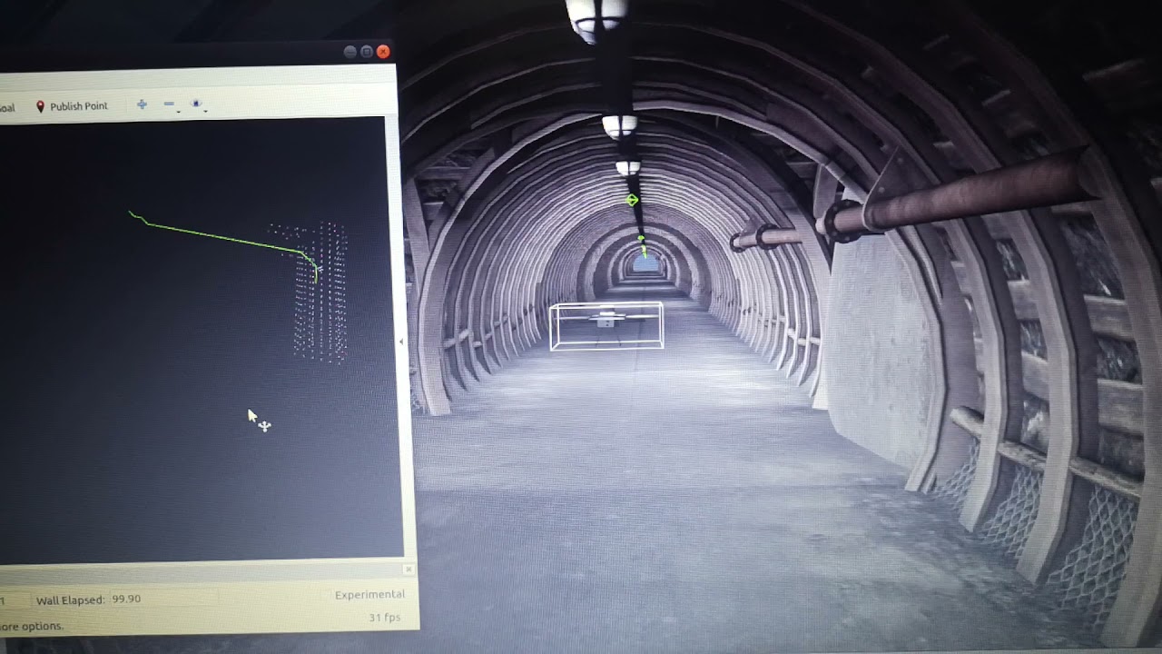 Tunnel navigation (DWA-3D)