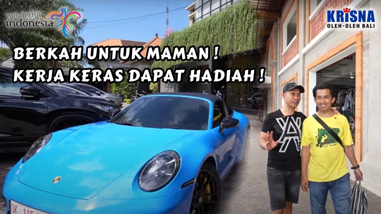HADIAH GRATIS KE BALI DAN NAIK MOBIL MEWAH !!! BERUNTUNGNYA TUKANG PIJAT AJIK KRISNA