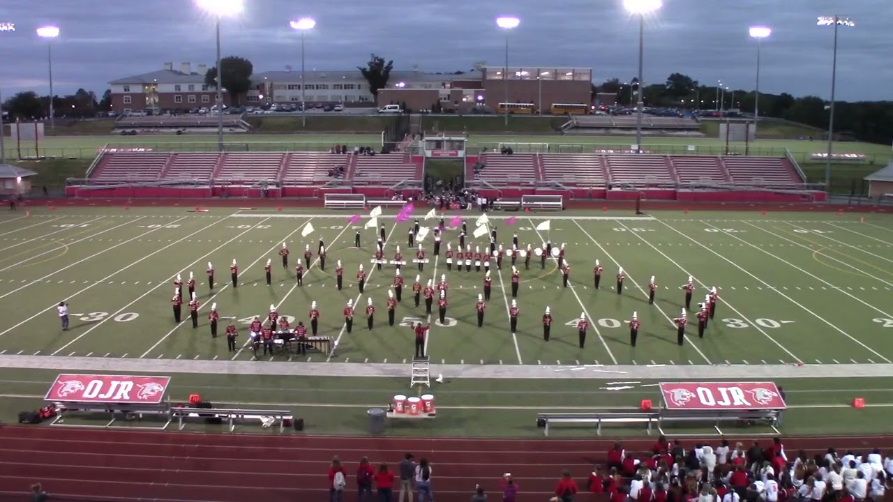 Owen J. Roberts Middle School Marching Band and Colorguard - Home Pregame Performance - 10.10.2025