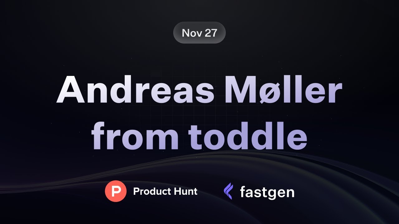 Hackathon Speech by Andreas Møller from toddle