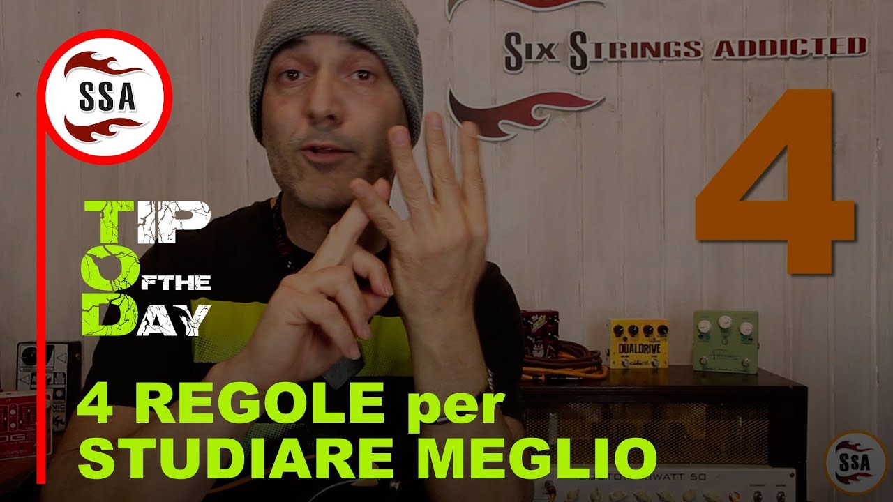 Studio: quattro consigli utili su come studiare la chitarra e migliorare in fretta tecnica e playing