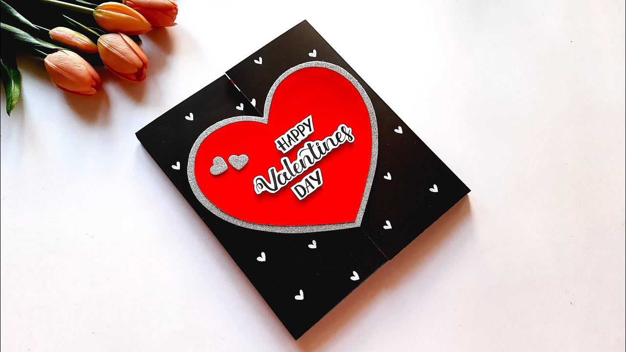 DIY Happy Valentine's Day Card | Handmade Greeting Card | Valentine's Day Special Card | Tutorial