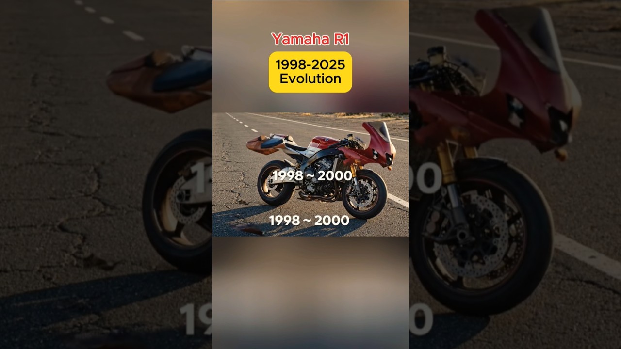 Yamaha R1 Transformation Compilation #shorts #superbike #viralshorts