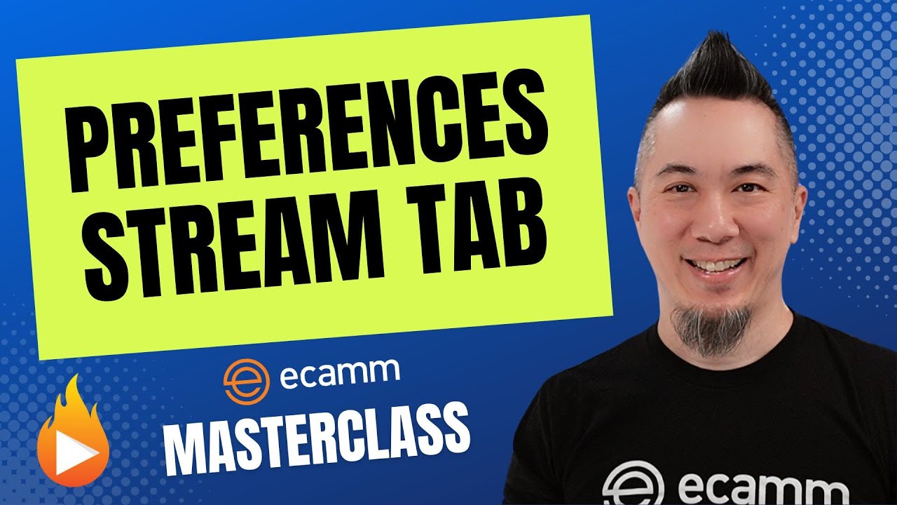 Ecamm Live Preferences Stream Tab - Optimizing Quality for Live Video Recording
