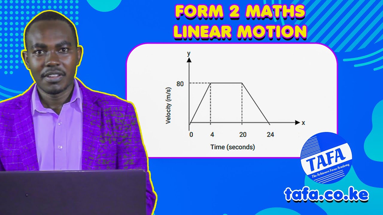 FORM 2 MATHEMATICS - LINEAR MOTION - THE ACHIEVERS FOCUS ACADEMY (TAFA)