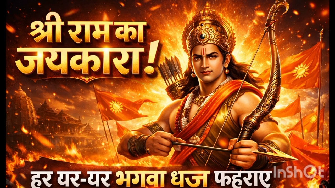 🔥 श्री राम का जयकारा | हर घर-घर भगवा ध्वज फहराए | Powerful Ram Bhajan 2026 🚩