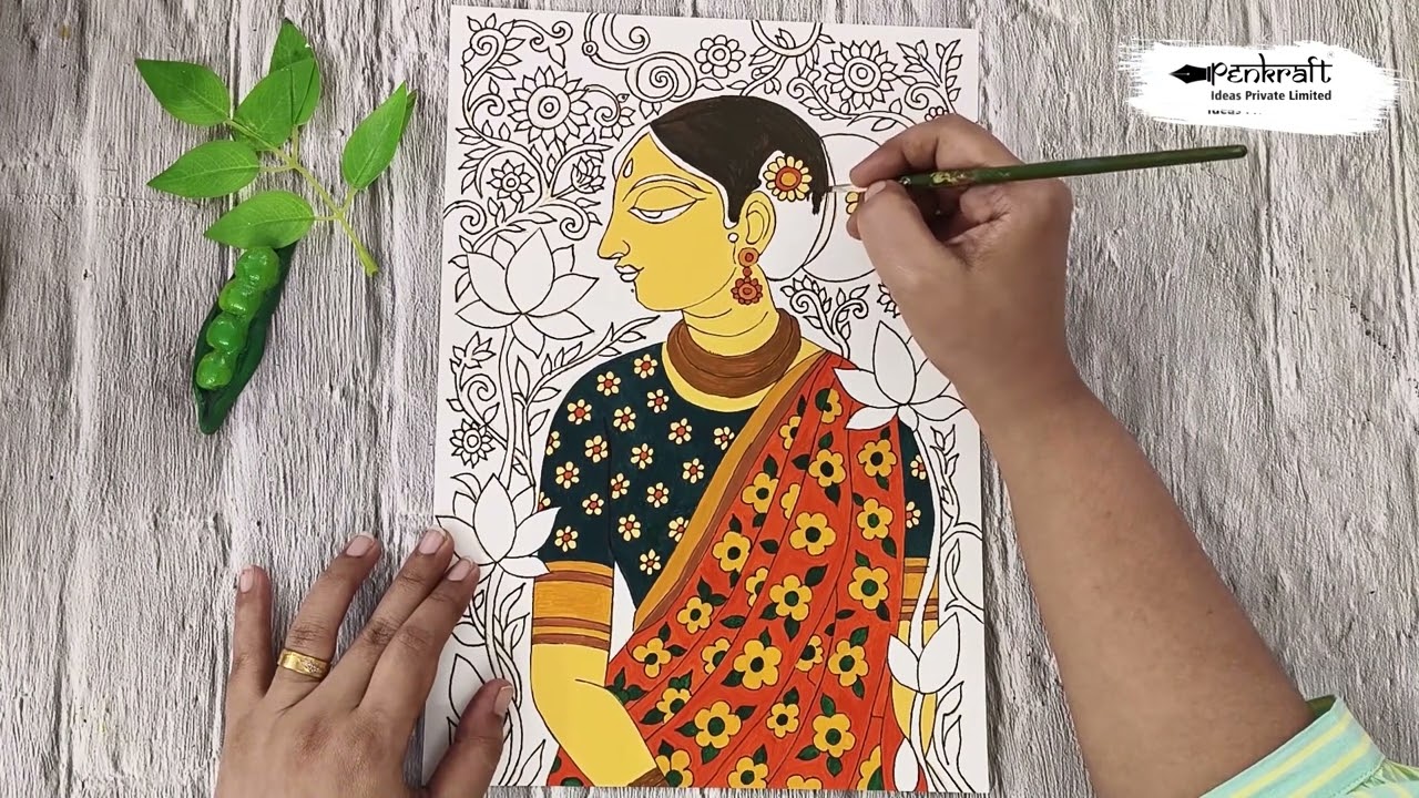 Penkraft Sakhi Art On Sunboard Frame DIY Kit