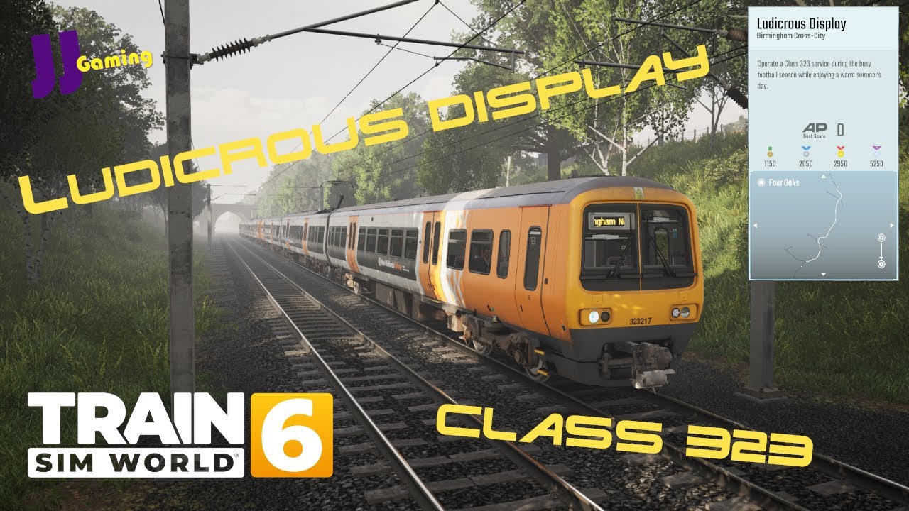 TSW6 Ludicrous Display - Birmingham Cross City - Passenger Route - Class 323 WMR