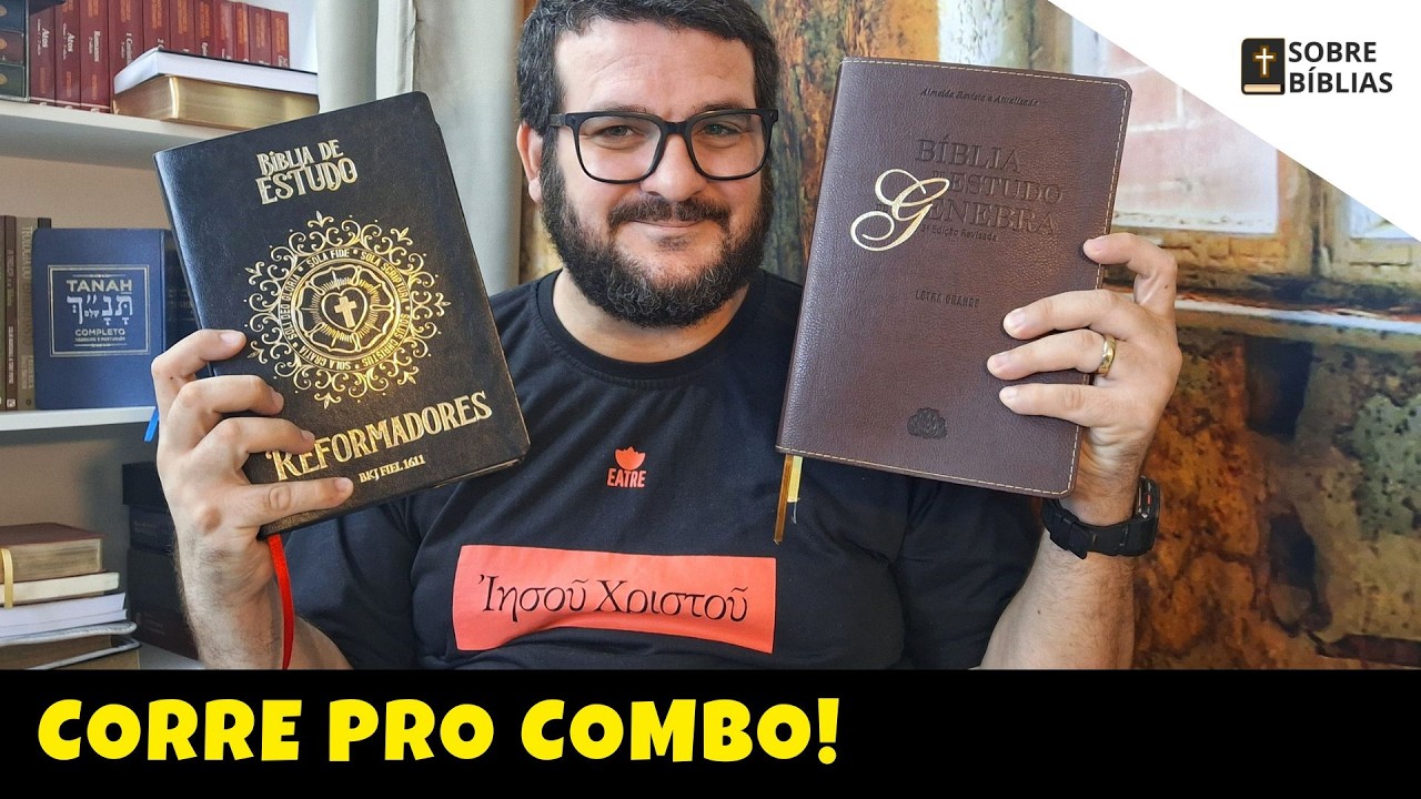 Bíblia de estudo Reformadores e Bíblia de estudo de Genebra | COMBO Sobre Bíblias