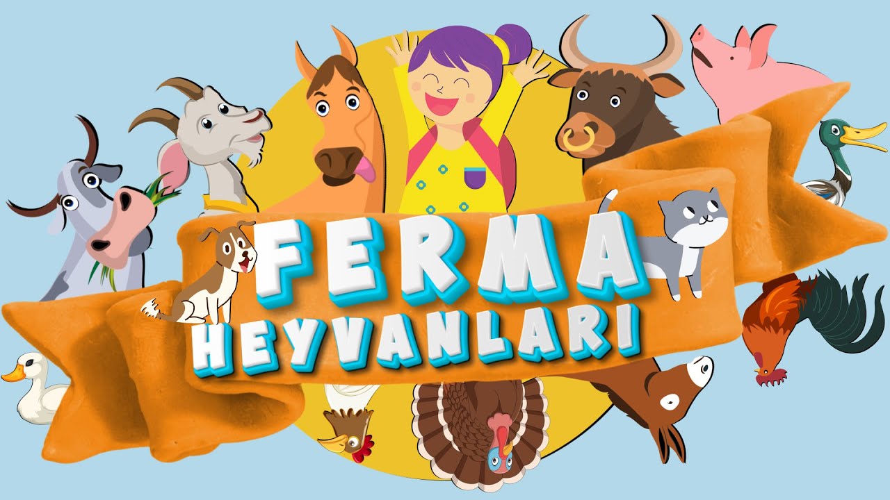 Ferma və Ev Heyvanları | Uşaqlar üçün Maraqlı və Əyləncəli Video! 🐮🐔🐶