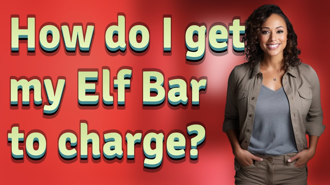 How do I get my Elf Bar to charge?
