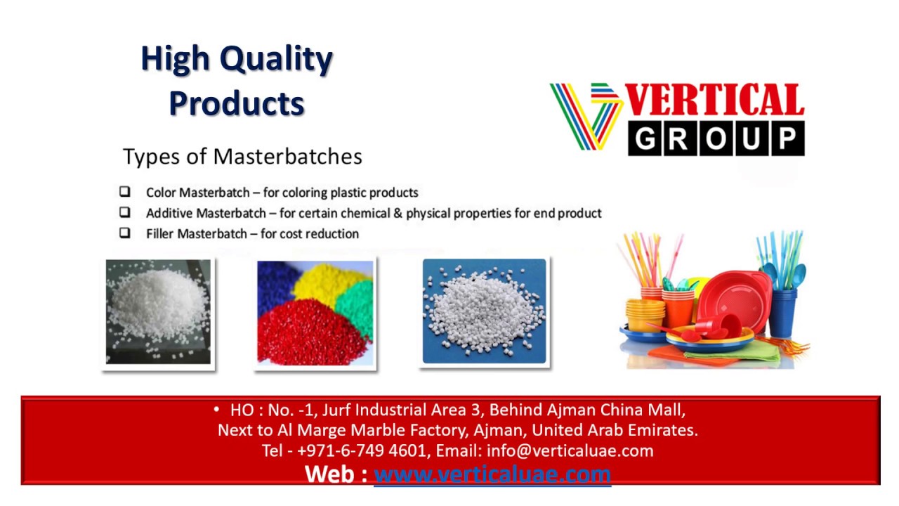 verticaluae masterbatches