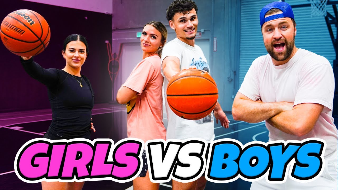 BOYS vs GIRLS SHOOTING CHALLENGE (Distraction Basketball, TIPS, & TRICKSHOT HORSE)