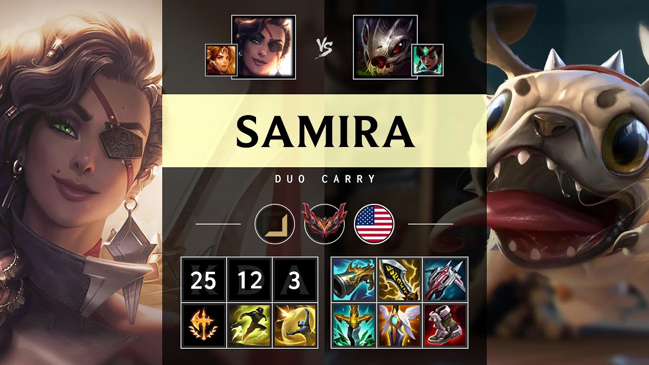 Samira ADC vs Kog'Maw - NA Grandmaster Patch 25.14