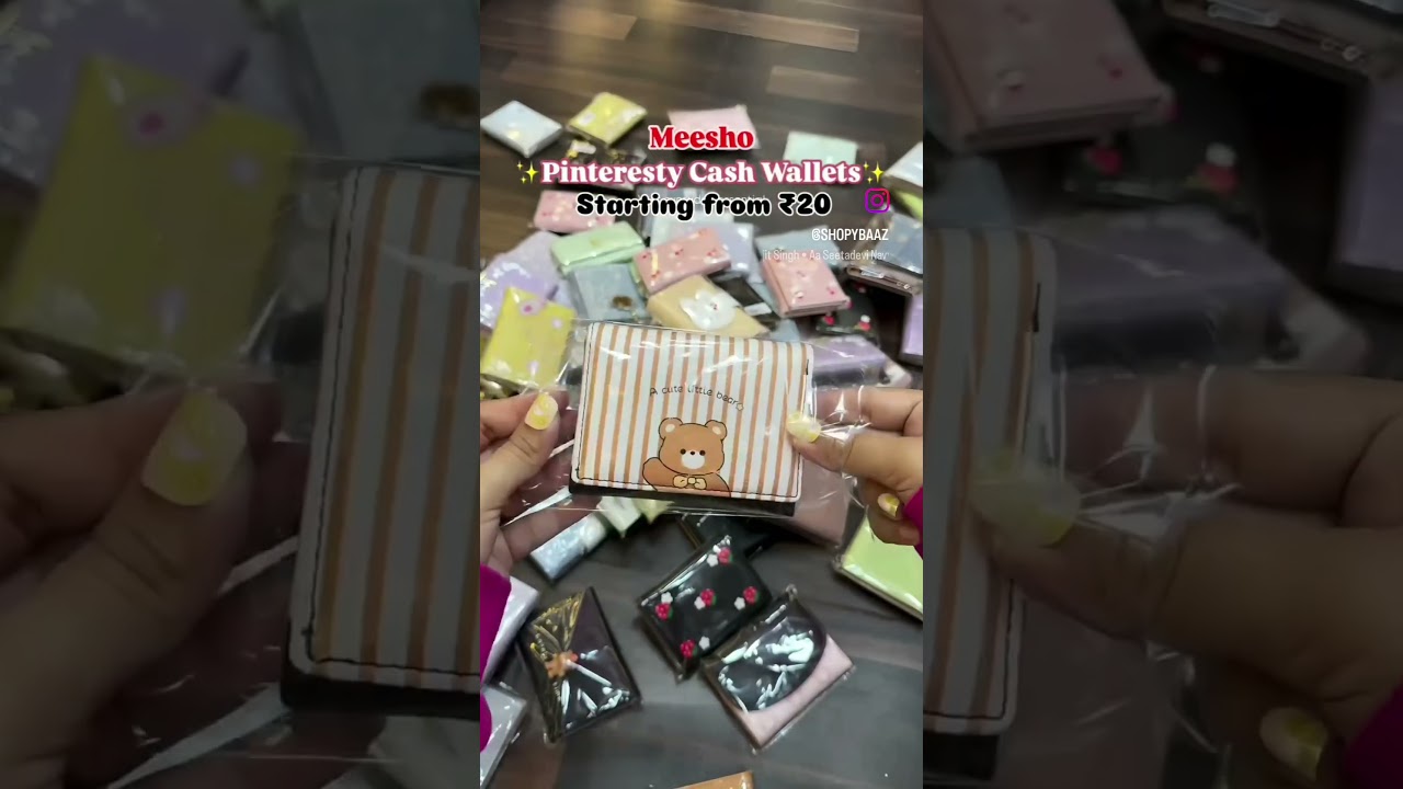pinteresty Cash wallets #pinterest #cute #wallet #meesho