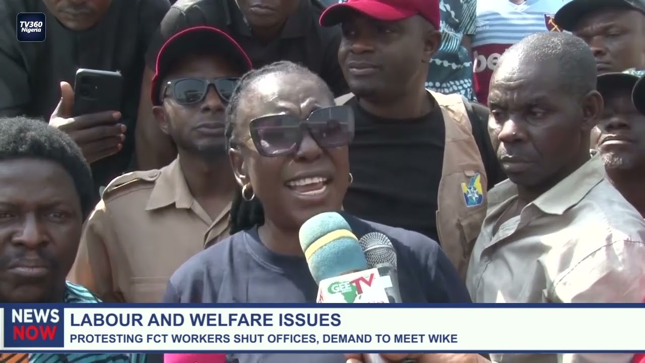 Protesting FCT workers shut offices, demand to meet Wike