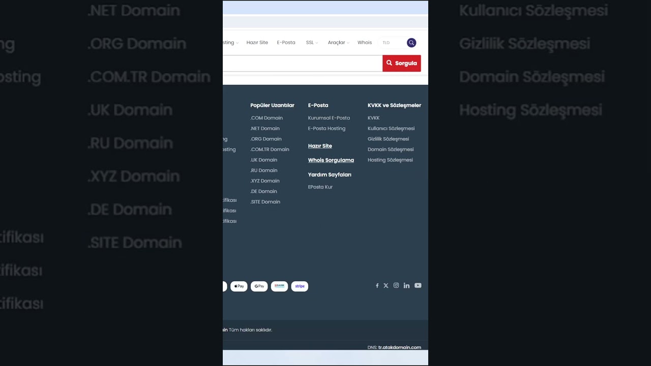 Domain Y&ouml;nlendirme Nasıl Yapılır? | Atak Domain