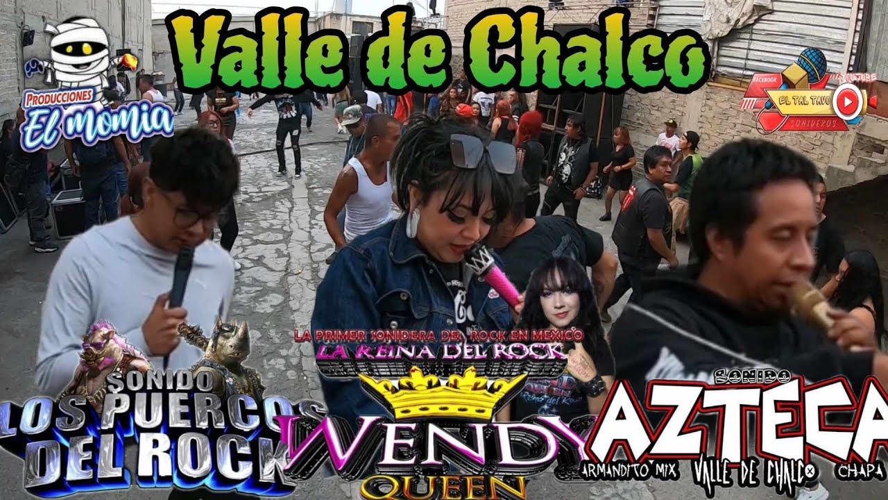 Wendy Queen, Los Puercos del Rock y Azteca Rock and Roll en la pista GUITARRAZOS en Valle de Chalco