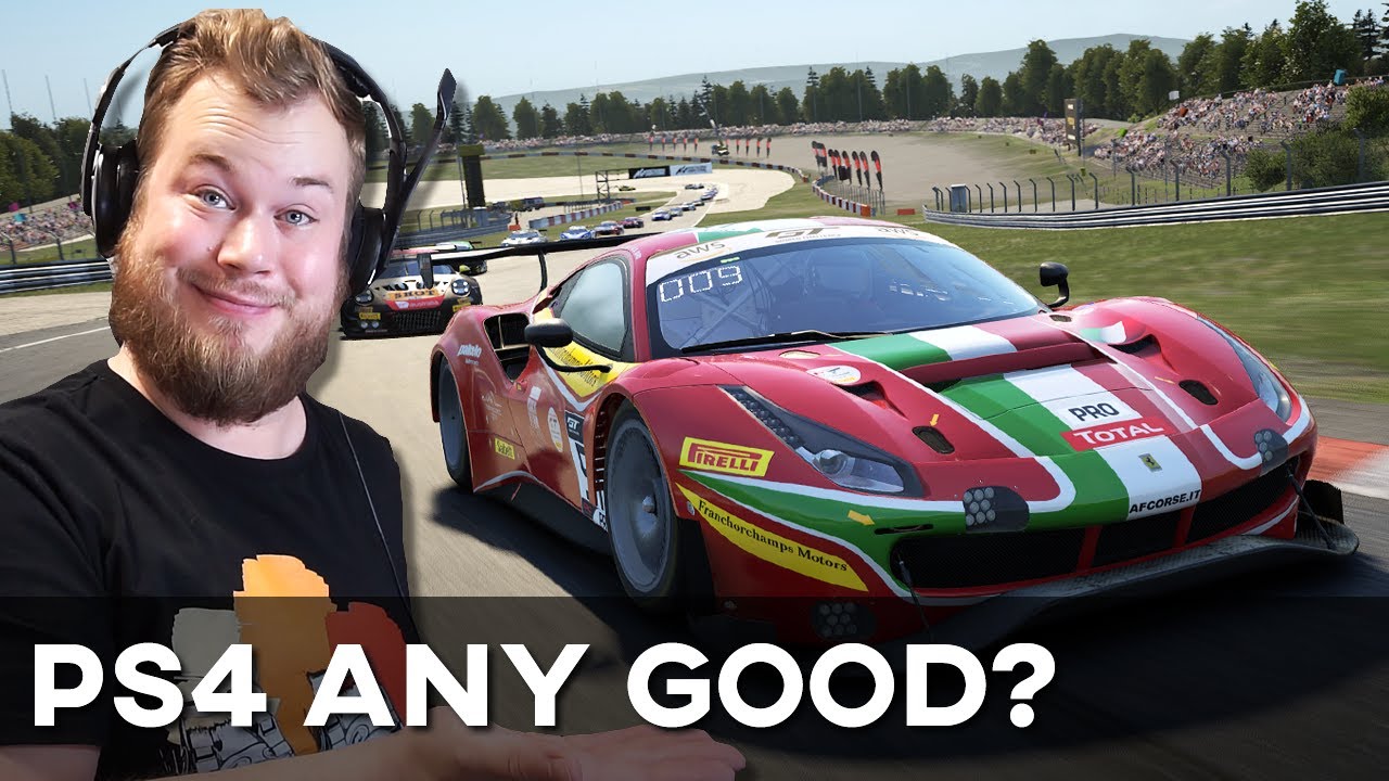 Обзор Assetto Corsa Competizione Геймплей PS4 1080p
