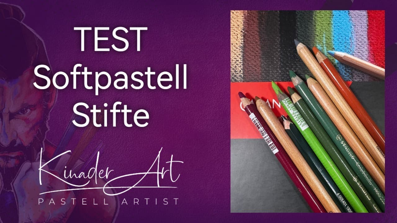 Test Softpastell Stifte ★ Kinader Art