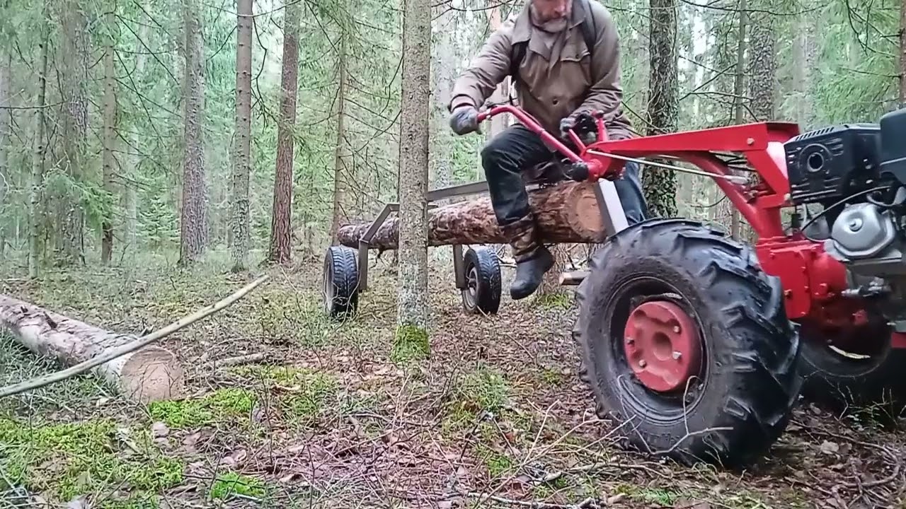 Бревновоз адаптер для мотоблока МТЗ 08Н