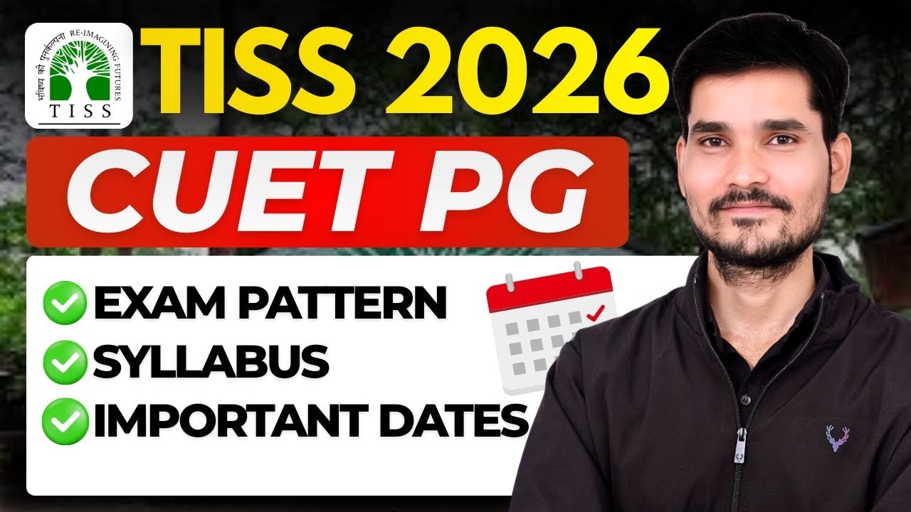 CUET PG TISS 2026  Official Notification Out ! : TISS 2026 New Admission Process | Important Dates ✅