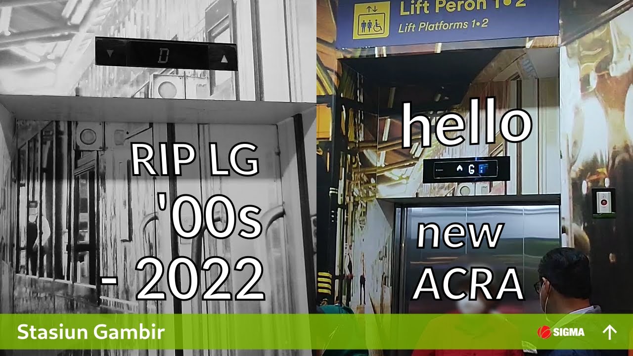 Brand New Sigma Elevator · Stasiun Gambir, Jakarta (Platforms 1 & 2)
