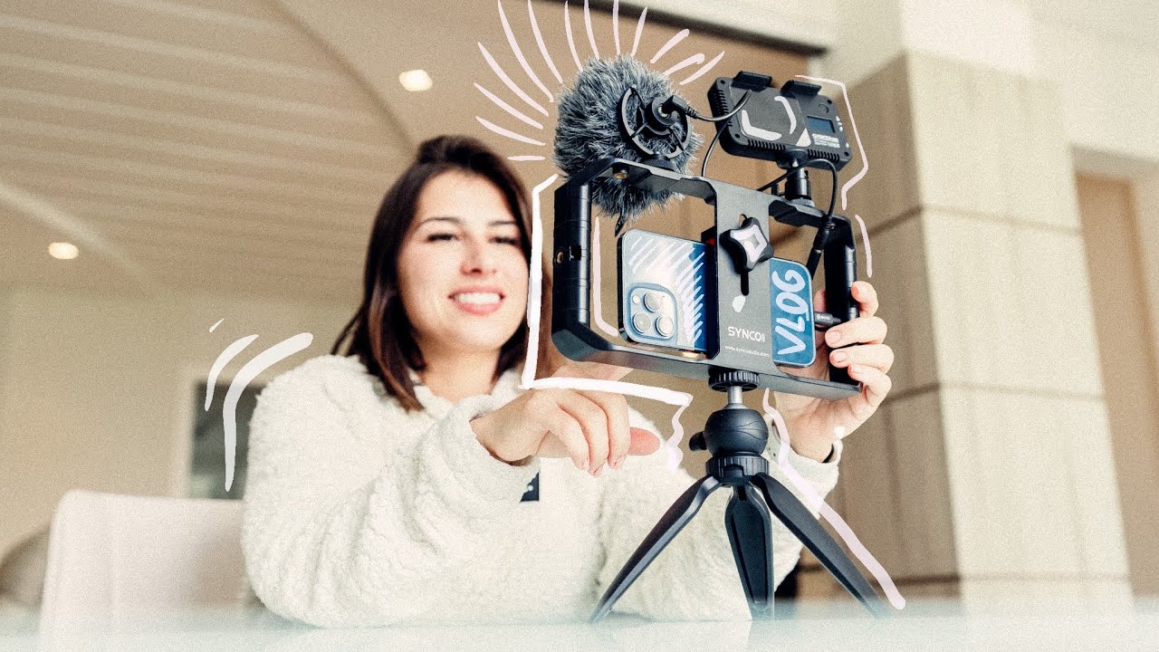 KIT de filmagem profissional com o celular - SYNCO Vlogger Kit 1