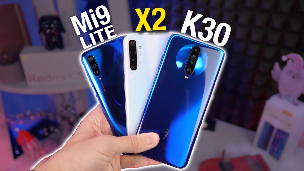 БИТВА! Redmi K30 & RealMe X2 & Xiaomi Mi9