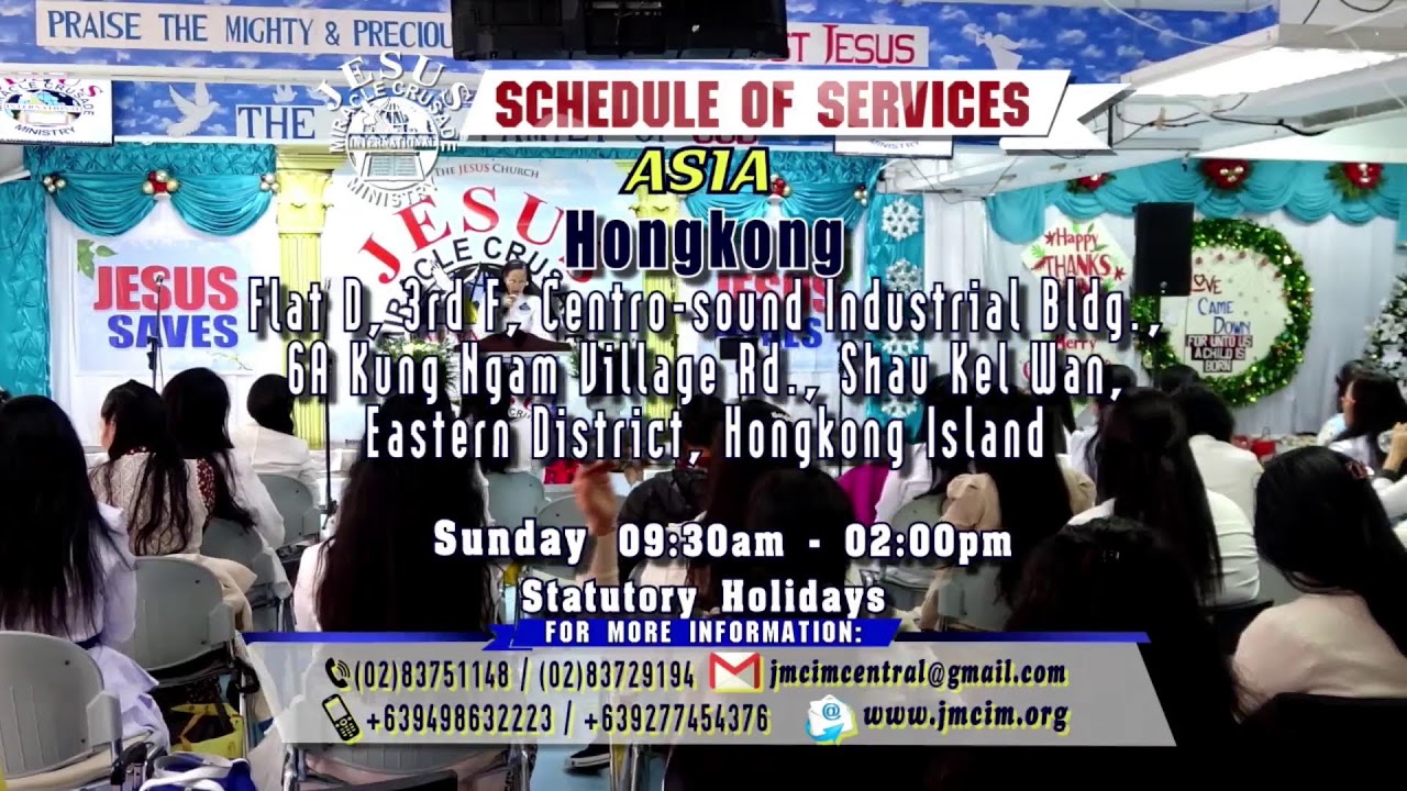 Watch!!! JMCIM Central Live Streaming of THURSDAY MIDWEEK SERVICE | DECEMBER 28, 2023.