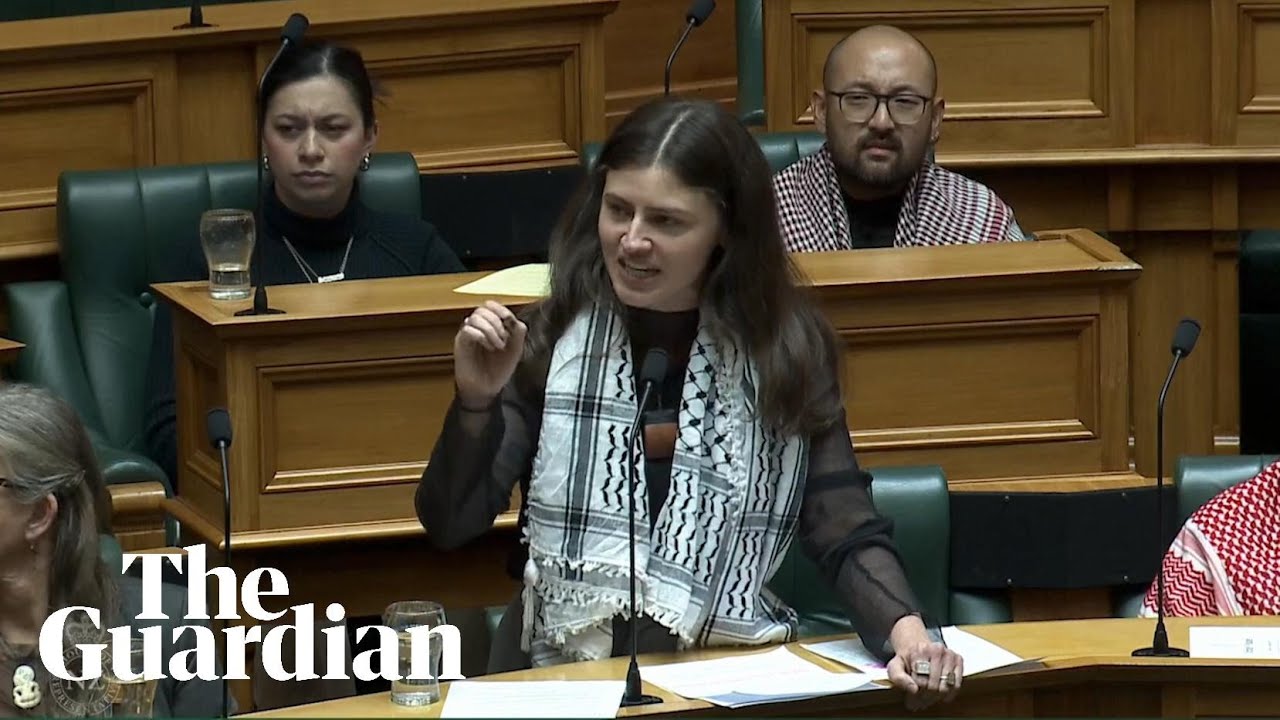 New Zealand Greens co-leader barred from parliament for a week after Gaza speech