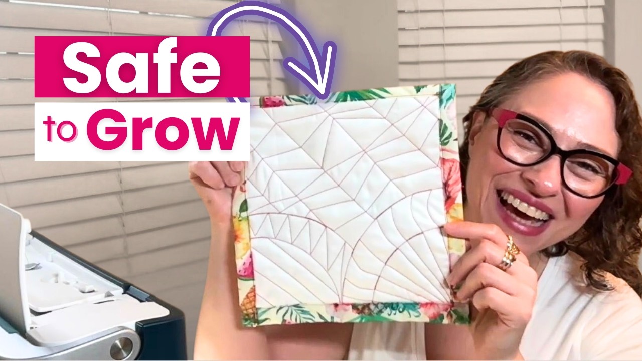 Use Sewing to Train Your Brain to Feel Safe With Growth | Quilting with a Regular Presser Foot