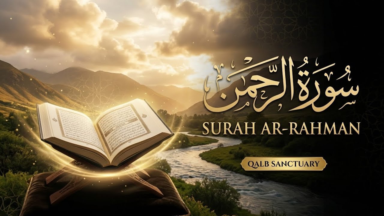 Surah Ar-Rahman – Feel the mercy of Allah in every verse. 🌙
